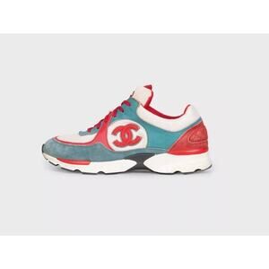 Chanel Multicolor CC Logo Sneakers Sz.35